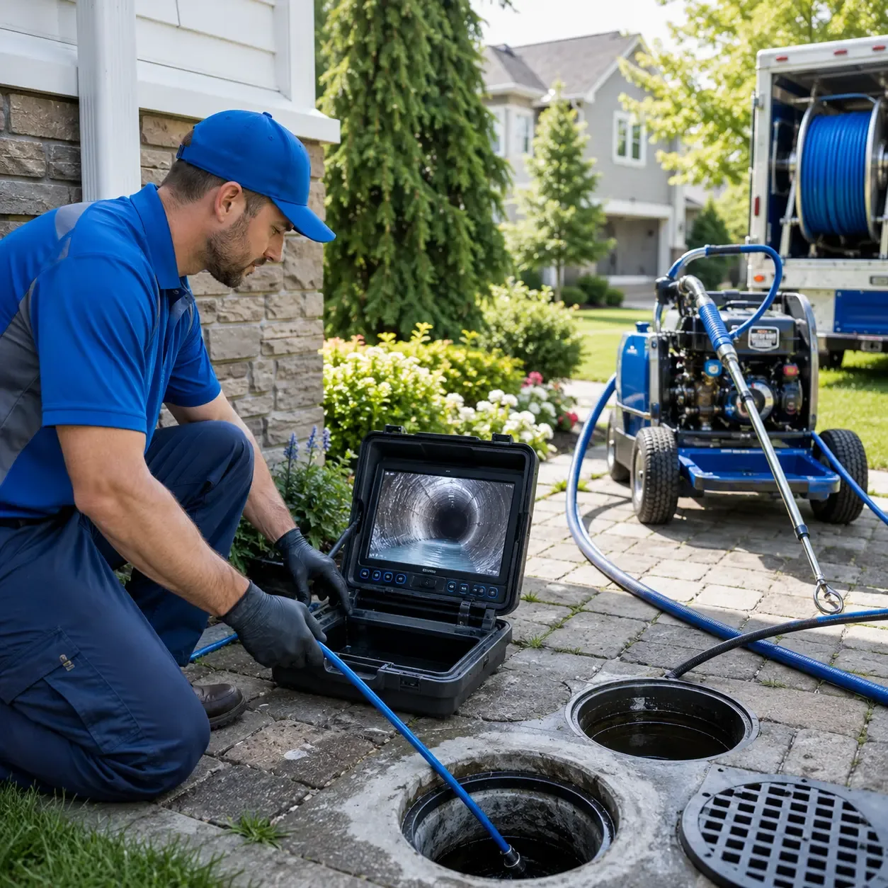 Outdoor drain cleaning professionals serving Aurora, WV