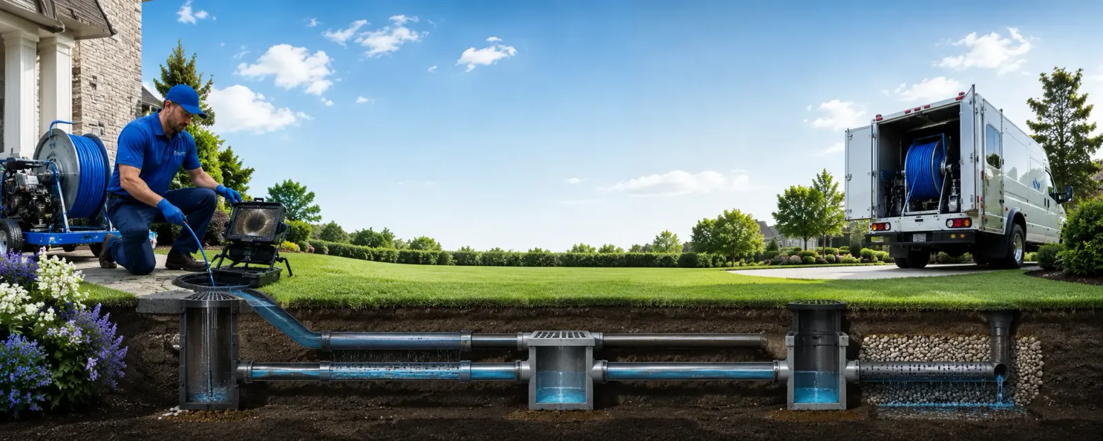Outdoor drain cleaning information for Aurora, WV